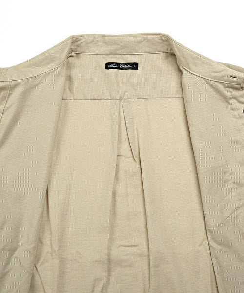 ラグスタイル LUXSTYLE パナマ織りレギュラーカラーシャツ/長袖シャツ メンズ パナマ織り チェック柄 ストライプ柄 無地