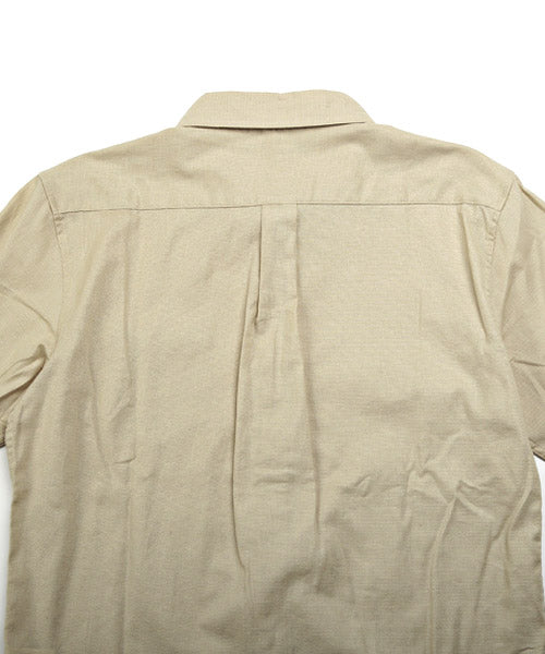 ラグスタイル LUXSTYLE パナマ織りレギュラーカラーシャツ/長袖シャツ メンズ パナマ織り チェック柄 ストライプ柄 無地