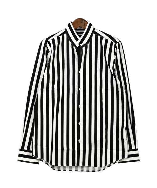 拉格風格 LUXSTYLE 日本製長袖襯衫/襯衫 男士 長袖 日本製 素色 條紋