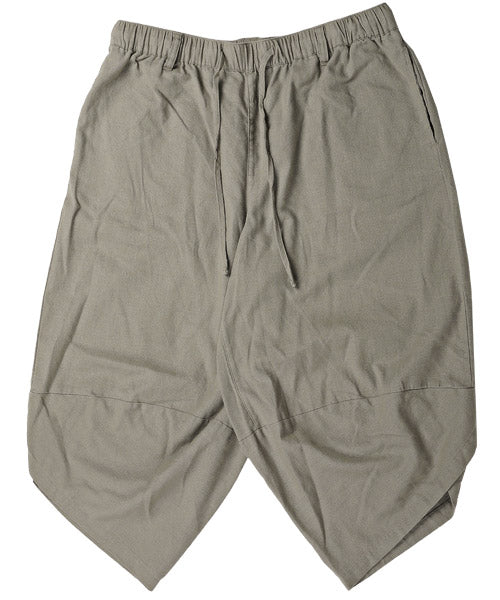 ラグスタイル LUXSTYLE ワイドサルエルクロップドパンツ/ハロンパンツ メンズ クロップドパンツ 綿麻 サルエル ワイド （1ベージュ） 1ベージュ