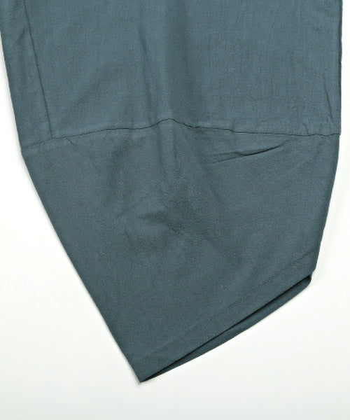 ラグスタイル LUXSTYLE 綿麻ワイドクロップドパンツ/クロップドパンツ メンズ サルエル ハロンパンツ 綿麻 ワイド （05チャコール） 05チャコール