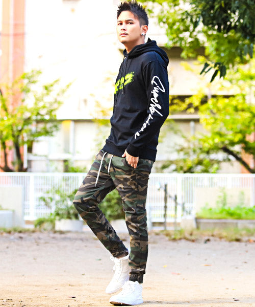 ラグスタイル LUXSTYLE 迷彩ジョガーパンツ/ジョガーパンツ メンズ 迷彩柄 カモフラ 総柄 パンツ