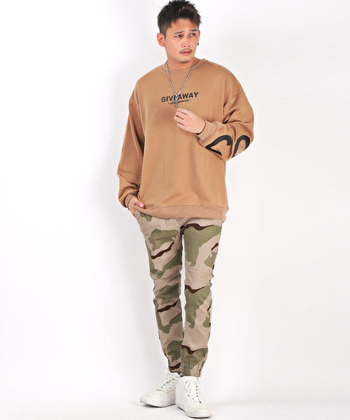 ラグスタイル LUXSTYLE 迷彩ジョガーパンツ/ジョガーパンツ メンズ 迷彩柄 カモフラ 総柄 パンツ