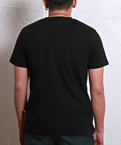 ラグスタイル LUXSTYLE LUXE/Rサガラ刺繍半袖Tシャツ/Tシャツ メンズ 半袖 サガラ刺繍 ロゴ BITTER ビター系