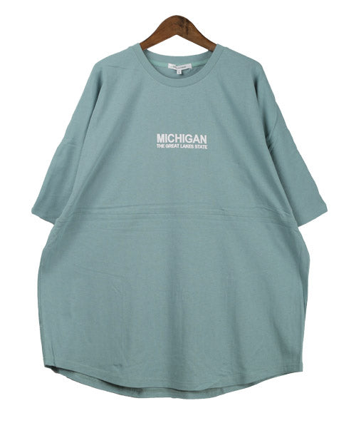 ラグスタイル LUXSTYLE 発泡バックロゴプリントBIGTシャツ/Tシャツ メンズ 半袖 ビッグシルエット 発泡プリント バック ロゴ （1ホワイト） 1ホワイト