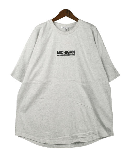 ラグスタイル LUXSTYLE 発泡バックロゴプリントBIGTシャツ/Tシャツ メンズ 半袖 ビッグシルエット 発泡プリント バック ロゴ （1ホワイト） 1ホワイト