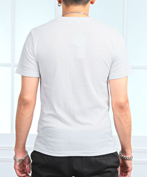 ラグスタイル LUXSTYLE 無地ポケット付きクルーネック半袖Tシャツ/Tシャツ メンズ 半袖 レディース ポケット 無地 ポケT