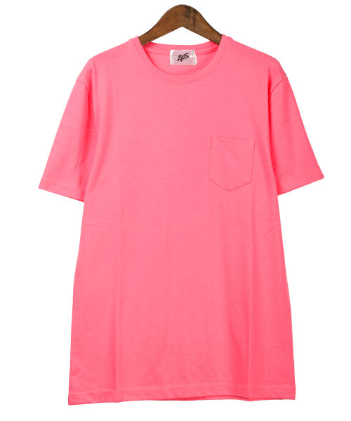 ラグスタイル LUXSTYLE 無地ポケット付きクルーネック半袖Tシャツ/Tシャツ メンズ 半袖 レディース ポケット 無地 ポケT