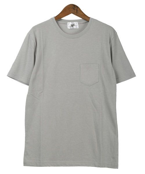 ラグスタイル LUXSTYLE 無地ポケット付きクルーネック半袖Tシャツ/Tシャツ メンズ 半袖 レディース ポケット 無地 ポケT