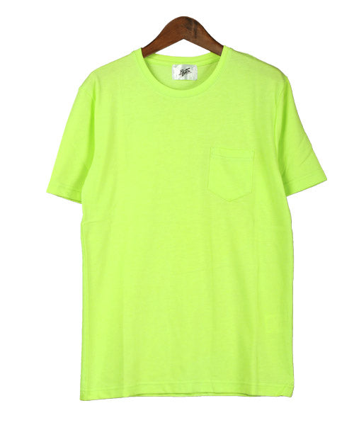 ラグスタイル LUXSTYLE 無地ポケット付きクルーネック半袖Tシャツ/Tシャツ メンズ 半袖 レディース ポケット 無地 ポケT