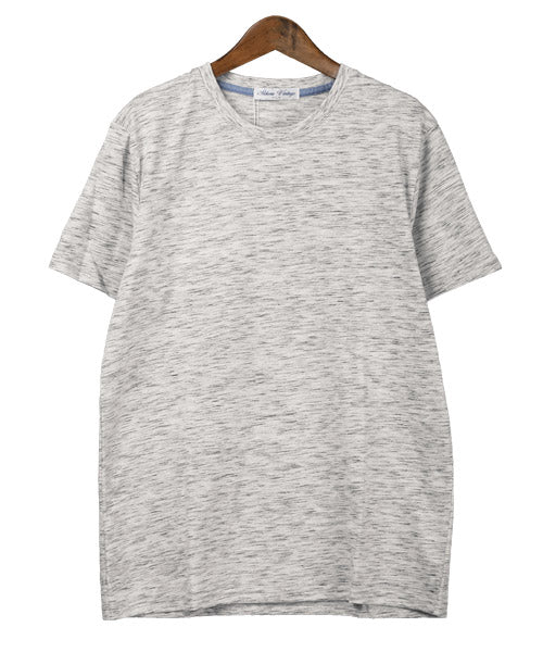 ラグスタイル LUXSTYLE 天竺MIX杢クルーネックTシャツ/Tシャツ メンズ 半袖 天竺 ミックス 杢 クルーネック 無地 シンプル