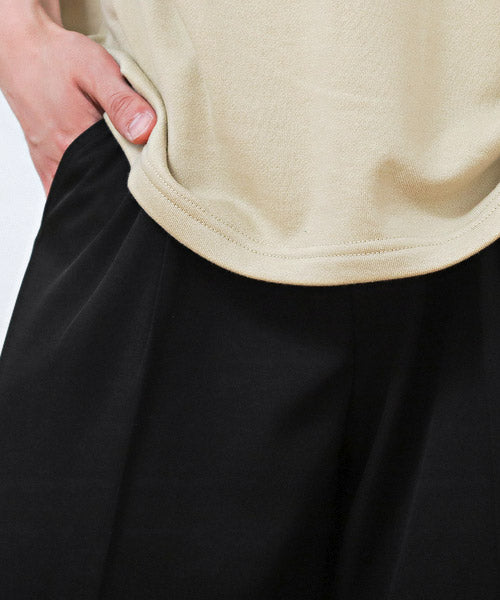 ラグスタイル LUXSTYLE ワイドテーパードパンツ/テーパードパンツ メンズ ワイドパンツ ストレッチ BITTER ビター系