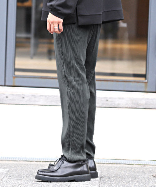ラグスタイル LUXSTYLE プリーツイージーパンツ/テーパードパンツ メンズ イージーパンツ プリーツ