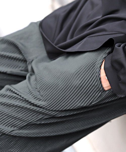 ラグスタイル LUXSTYLE プリーツイージーパンツ/テーパードパンツ メンズ イージーパンツ プリーツ