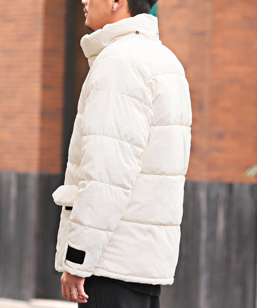 ラグスタイル LUXSTYLE ビッグフード中綿ジャケット/中綿ジャケット メンズ ブルゾン フード ボリュームネック