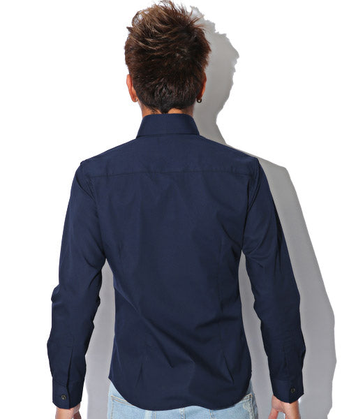 ラグスタイル LUXSTYLE 【極ーきわみー】日本製ブロードデュエボタンダウン長袖シャツ/GarsonWave シャツ メンズ 長袖 日本製 定番 BITTER ビター系