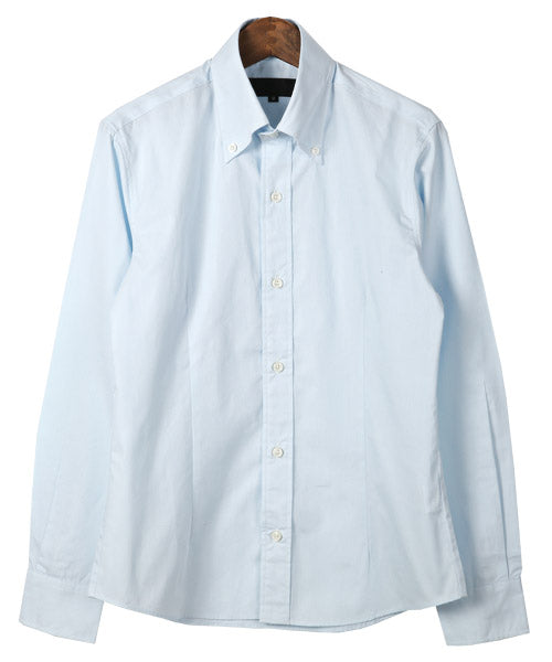 ラグスタイル LUXSTYLE 【極ーきわみー】日本製ブロードデュエボタンダウン長袖シャツ/GarsonWave シャツ メンズ 長袖 日本製 定番 BITTER ビター系