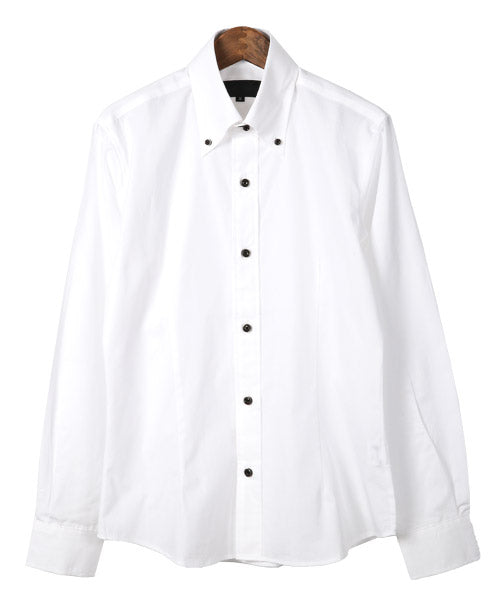 ラグスタイル LUXSTYLE 【極ーきわみー】日本製ブロードデュエボタンダウン長袖シャツ/GarsonWave シャツ メンズ 長袖 日本製 定番 BITTER ビター系