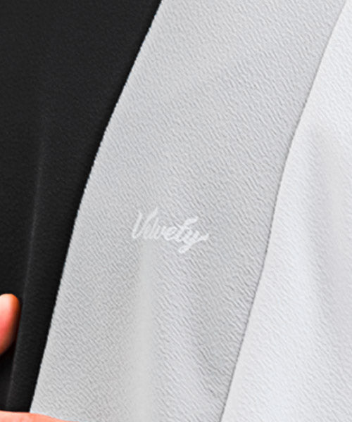 ラグスタイル LUXSTYLE 梨地ウェーブ切替デザインBIGロンT/ロンT メンズ ビッグシルエット 梨地 デザイン 切替 ロゴ プリント