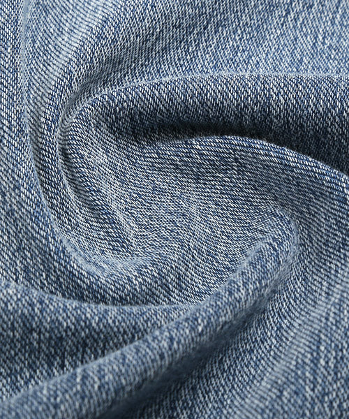 ラグスタイル LUXSTYLE カットデニムジャガードテープZIPパーカー/パーカー メンズ カットデニム ジップアップ ロゴテープ