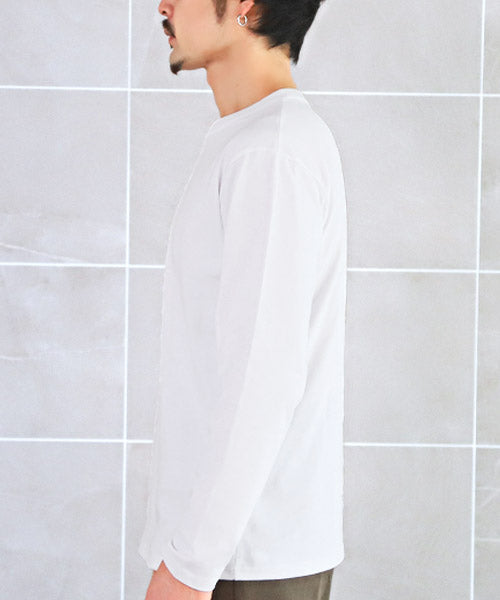 ラグスタイル LUXSTYLE TRAP/UロゴプリントロンT/ロンT メンズ 長袖Tシャツ ロゴ プリント ワンポイント シンプル