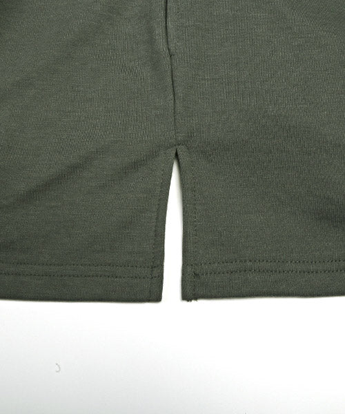 ラグスタイル LUXSTYLE バラ刺繍ハーフZIP半袖ビッグTシャツ/Tシャツ メンズ 半袖 5分袖 ハーフジップ ビッグシルエット 薔薇 刺繍 ワンポイント