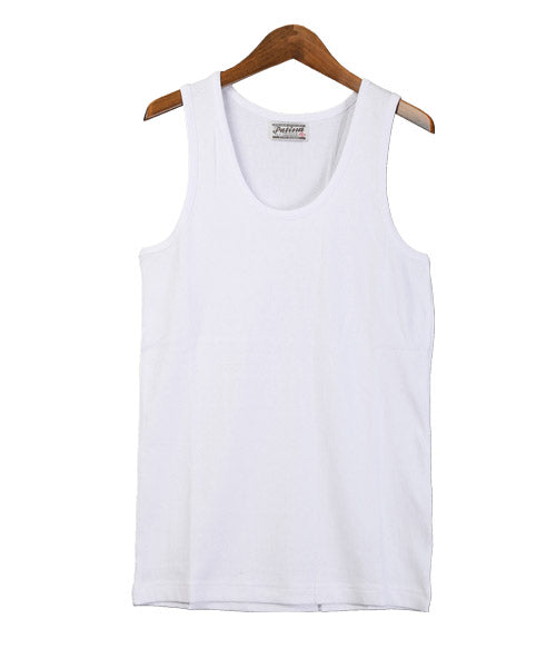 LUXSTYLE Ribbed Tank Top / Tank Top for Men Sleeveless Ribbed Textured Plain Inner Slim