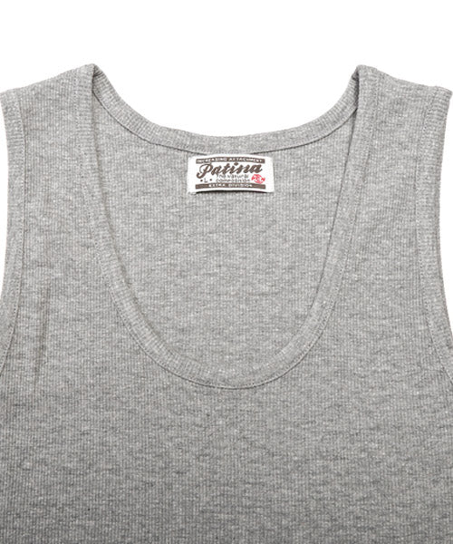 LUXSTYLE Ribbed Tank Top / Tank Top for Men Sleeveless Ribbed Textured Plain Inner Slim
