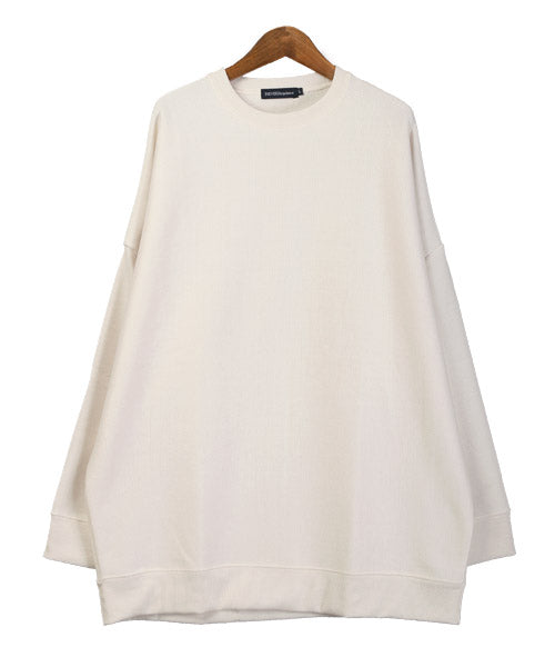 ラグスタイル LUXSTYLE ミラノリブクルーネックBIGニットソー/ニットソー メンズ ミラノリブ ニット セーター カットソー ビッグシルエット