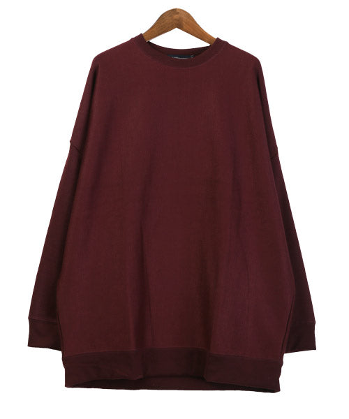 ラグスタイル LUXSTYLE ミラノリブクルーネックBIGニットソー/ニットソー メンズ ミラノリブ ニット セーター カットソー ビッグシルエット