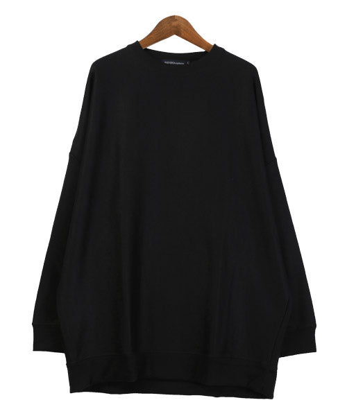 ラグスタイル LUXSTYLE ミラノリブクルーネックBIGニットソー/ニットソー メンズ ミラノリブ ニット セーター カットソー ビッグシルエット