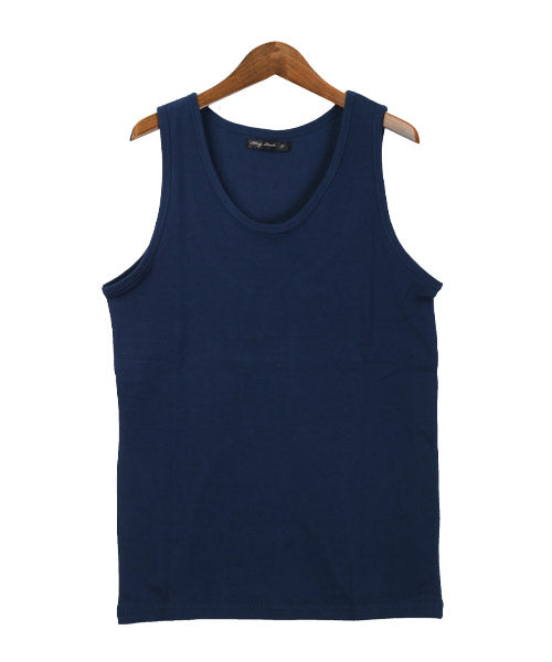 ラグスタイル LUXSTYLE スパンフライスタンクトップ/タンクトップ メンズ ノースリーブ 無地 スパン フライス ストレッチ 春夏 （杢グレー） 杢グレー