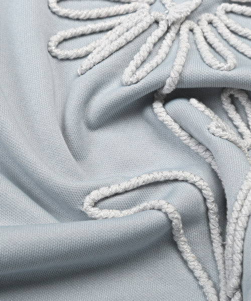 ラグスタイル LUXSTYLE ポンチ切替半袖ビッグTシャツ/Tシャツ メンズ レディース 半袖 ポンチ 刺繍 ビッグシルエット