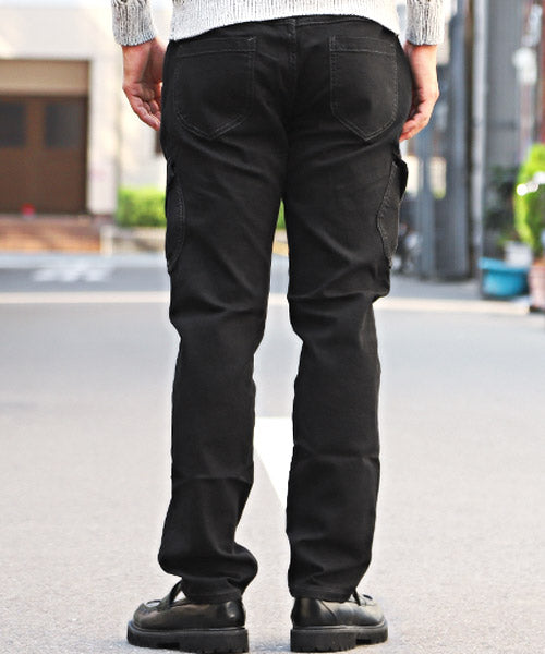 ラグスタイル LUXSTYLE デニムカーゴパンツ/デニムパンツ カーゴパンツ メンズ ストレッチ ジーンズ デニム