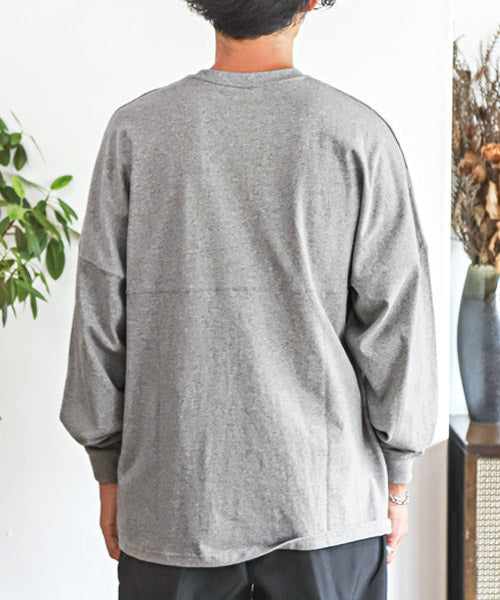 ラグスタイル LUXSTYLE TRAP/U(トラップユー)天竺胸ポケット無地ロンT/ロンT メンズ レディース 長袖Tシャツ 胸ポケット 天竺 （98ホワイト×ブラック） 98ホワイト×ブラック