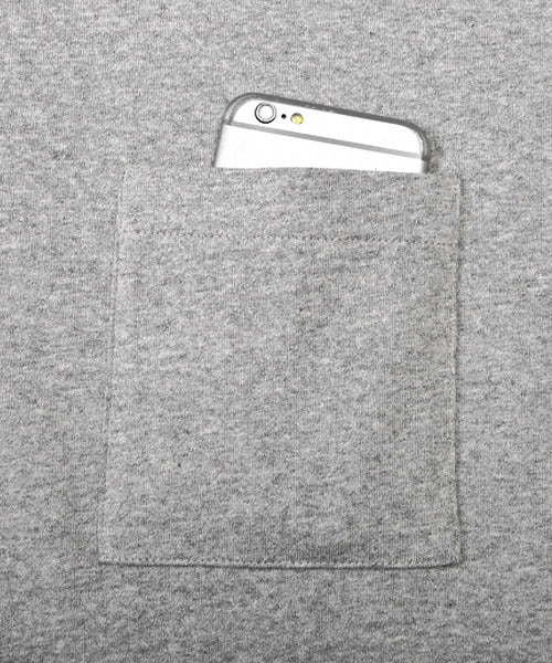 ラグスタイル LUXSTYLE TRAP/U(トラップユー)天竺胸ポケット無地ロンT/ロンT メンズ レディース 長袖Tシャツ 胸ポケット 天竺 （98ホワイト×ブラック） 98ホワイト×ブラック