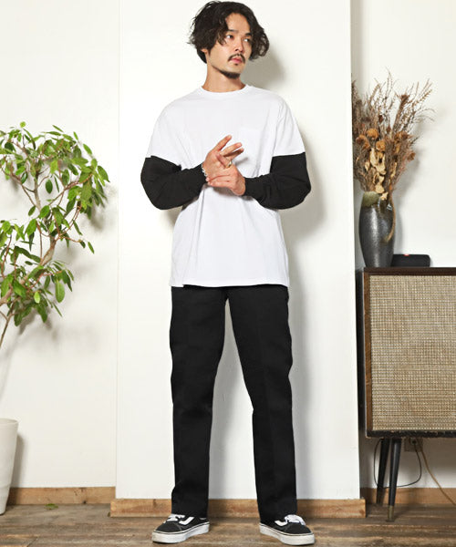 ラグスタイル LUXSTYLE カラーツイルバギーパンツ/バギーパンツ メンズ ワイドパンツ ヘビーツイル カラーパンツ 無地 （ベージュ） ベージュ