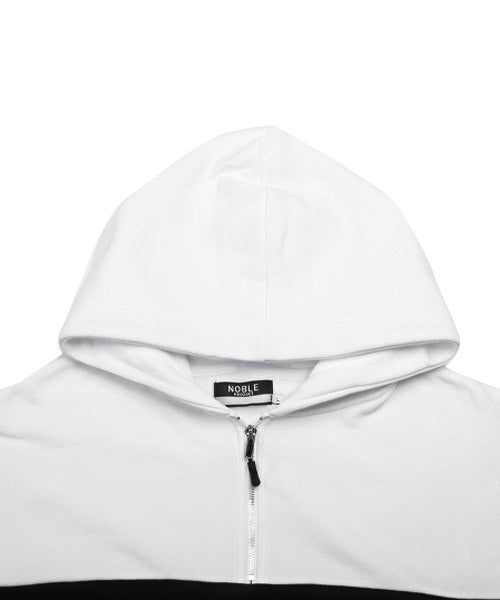 ラグスタイル LUXSTYLE 切替ハーフZIPロゴプリント裏起毛パーカー/パーカー メンズ ビッグシルエット ハーフジップ ZIP 裏起毛 ロゴ プリント
