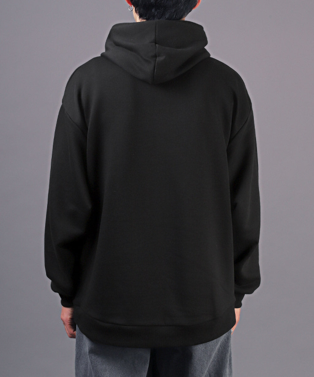 Rug Style LUXSTYLE Heavyweight Balloon Silhouette Pullover Hoodie / Men's Hoodie Pullover Hoodie Hoodie Men's Heavyweight Plain