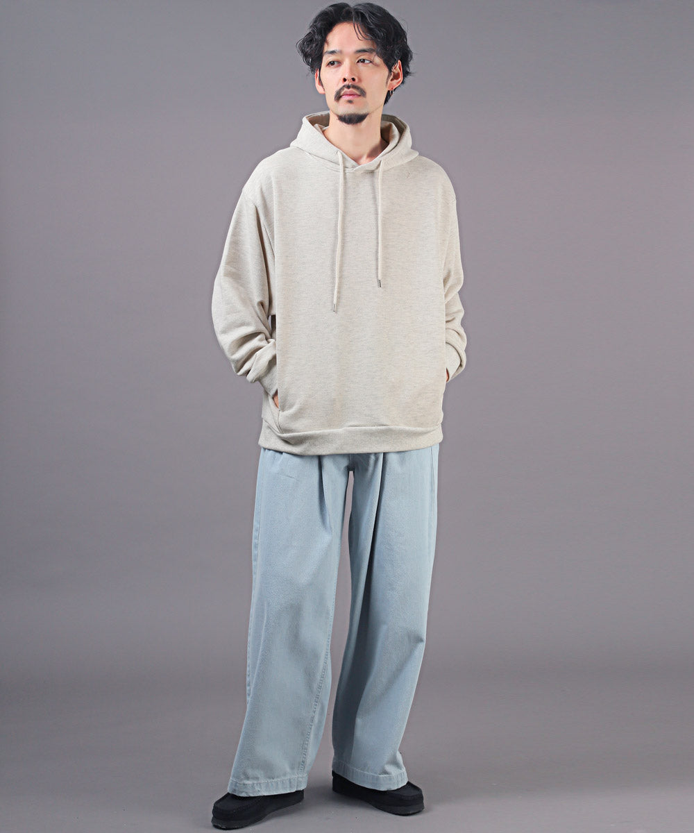 Rug Style LUXSTYLE Heavyweight Balloon Silhouette Pullover Hoodie / Men's Hoodie Pullover Hoodie Hoodie Men's Heavyweight Plain