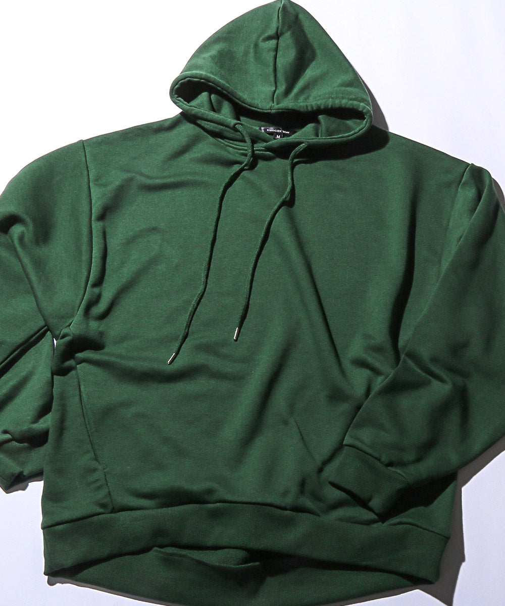 Rug Style LUXSTYLE Heavyweight Balloon Silhouette Pullover Hoodie / Men's Hoodie Pullover Hoodie Hoodie Men's Heavyweight Plain