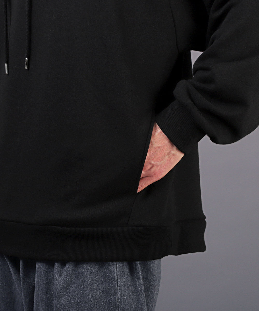 Rug Style LUXSTYLE Heavyweight Balloon Silhouette Pullover Hoodie / Men's Hoodie Pullover Hoodie Hoodie Men's Heavyweight Plain