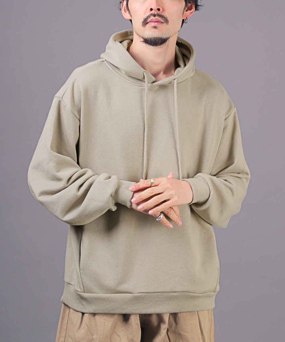 Rug Style LUXSTYLE Heavyweight Balloon Silhouette Pullover Hoodie / Men's Hoodie Pullover Hoodie Hoodie Men's Heavyweight Plain