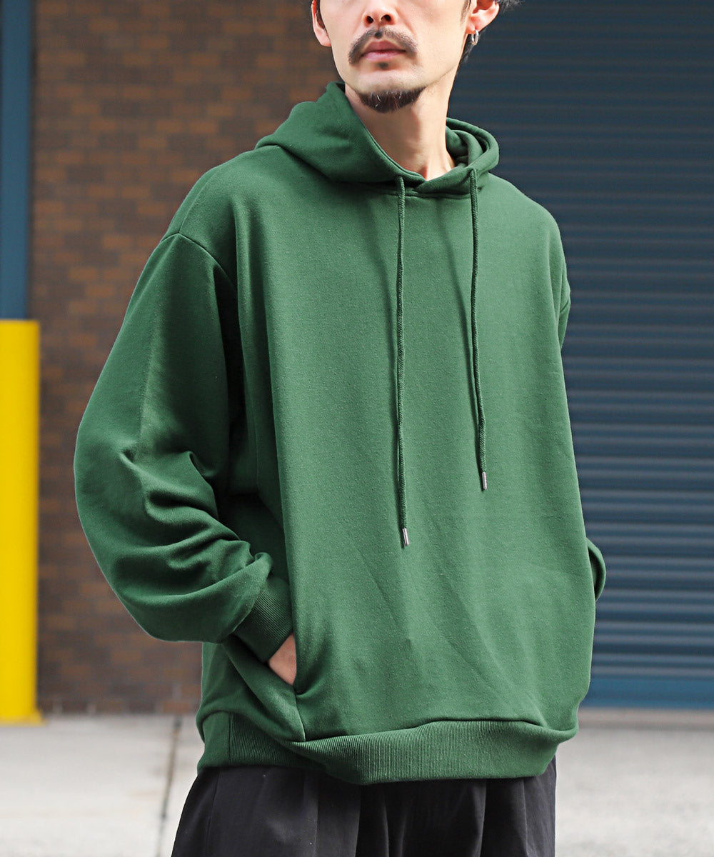 Rug Style LUXSTYLE Heavyweight Balloon Silhouette Pullover Hoodie / Men's Hoodie Pullover Hoodie Hoodie Men's Heavyweight Plain