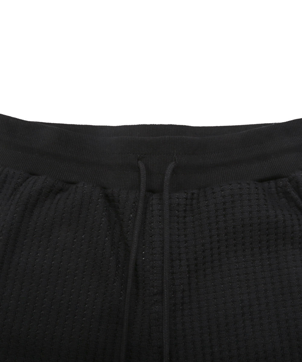 Rug style LUXSTYLE waffle switch jogger pants / jogger pants for men waffle side line switch knit