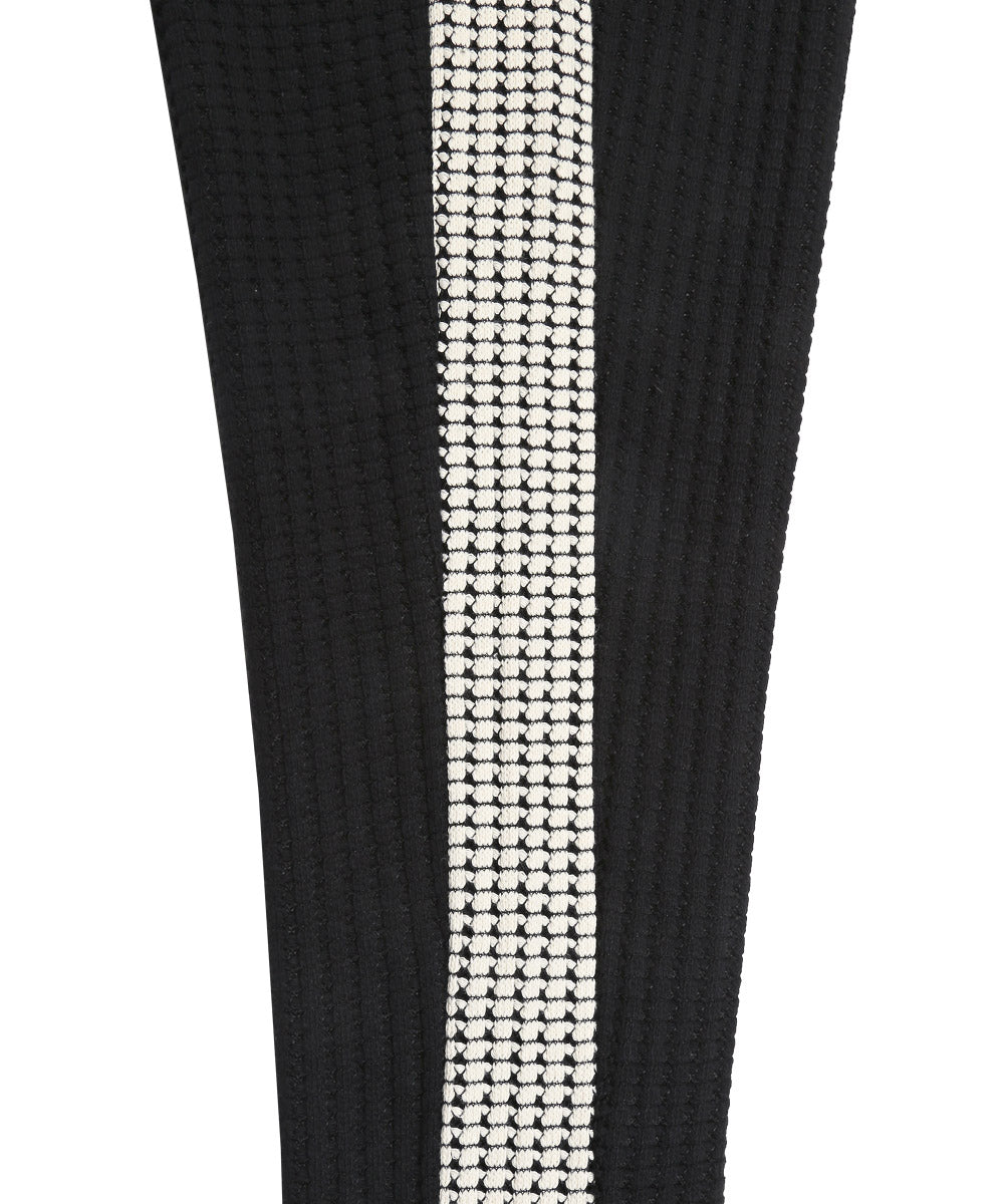 Rug style LUXSTYLE waffle switch jogger pants / jogger pants for men waffle side line switch knit