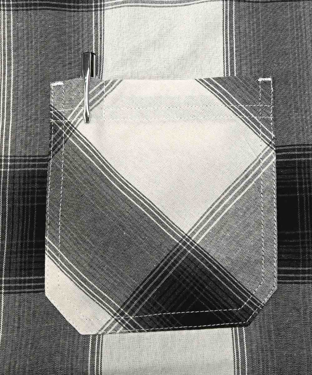 ラグスタイル LUXSTYLE 接触冷感オンブレチェック半袖シャツ/半袖シャツ メンズ チェックシャツ ビッグシルエット 春夏 全4色 接触冷感