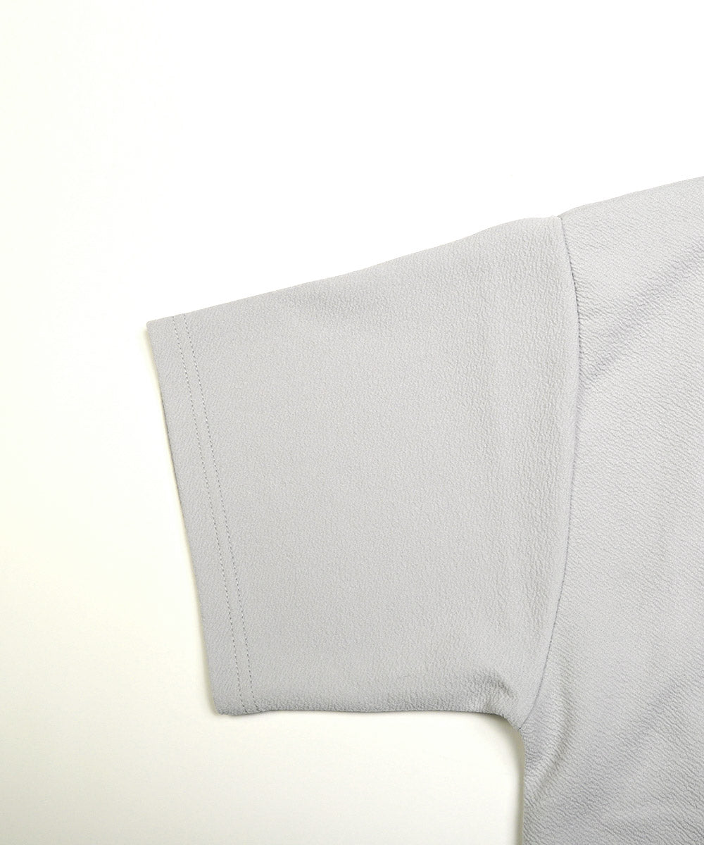 ラグスタイル LUXSTYLE ネックレス付き梨地ノースリーブ半袖Tシャツ/Tシャツ ノースリーブ 半袖 メンズ レディース アンサンブル 3点セット ネックレス付き