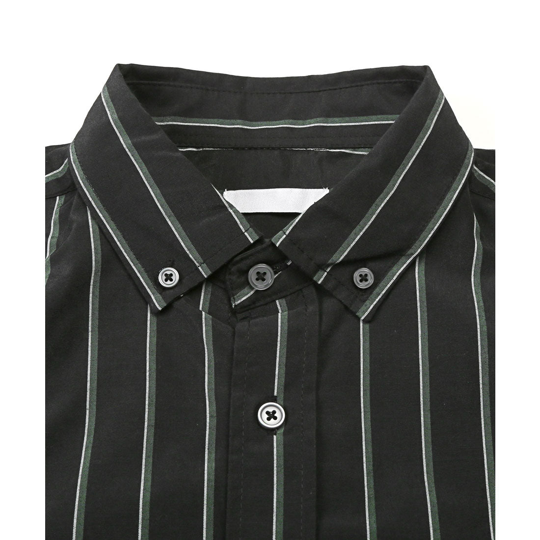 拉格風格 LUXSTYLE 總柄鈕扣長袖襯衫/鈕扣胸口口袋 條紋 格子 總柄 平織布料