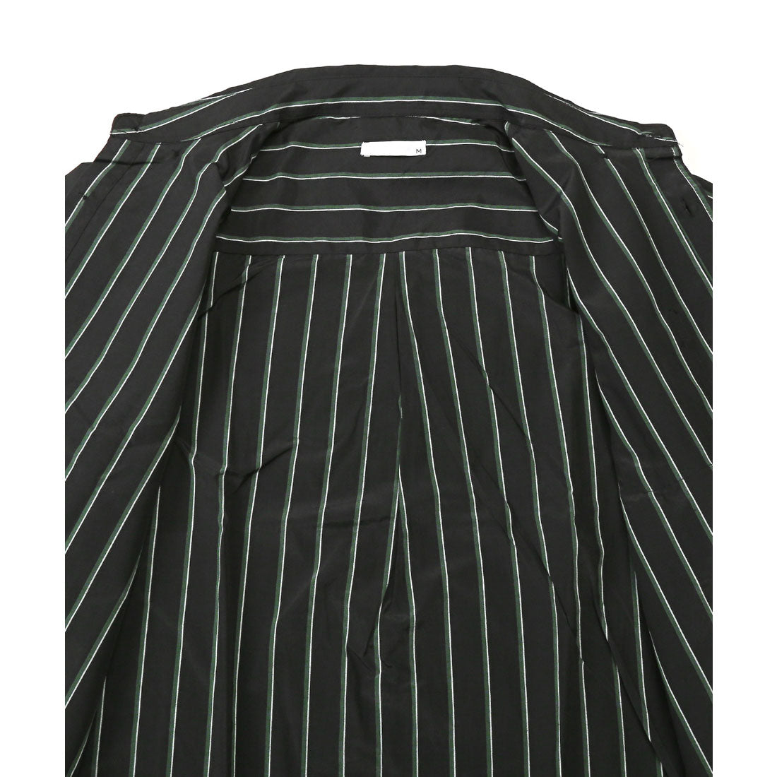 拉格風格 LUXSTYLE 總柄鈕扣長袖襯衫/鈕扣胸口口袋 條紋 格子 總柄 平織布料